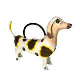 FAIRE - Wilco Home Decor Dora the Dachshund Metal Art Watering Can Polka Dot Doggy *