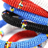 MAASAI BEAD Bracelets Handmade in Kenya - Red