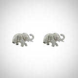 Jimmy Crystal Fine Fashion Jewelry SET Lucky Elephant Sterling Silver Jewelry Set by Jimmy Crystal Swarovski Crystal Embellished