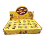 Pop Out Mouse in Cheese Cube Fun Toy - White