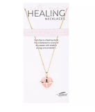 Kellis Gifts Necklaces Heart Shaped Healing Cat's Eye Pink Necklace Alexa's Angels