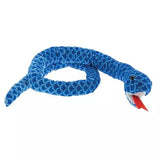 kellis Stuffed Animals Blue Scaley Colorful Large Plush Stuffed Snakes