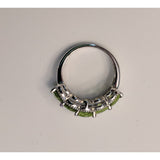 LA Fine Fashion Jewelry-Ring Gorgeous and Affordable 4ctw Peridot Ring in 925 Silver