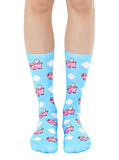 Living Royal Socks When Pigs Fly Unisex Crew Sock Lightweight *