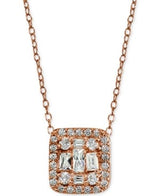 Giani Bernini Cluster Necklaces NEW!  Rose or Yellow Gold Plated Sterling Silver - Rose
