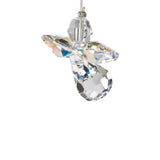 One Coast - Woodstock Chimes Decor Aurora Borealis Crystal Guardian Angel Suncatchers in Birthstone Colors-Small