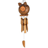 One Coast - Woodstock Chimes Decor Coco Pig Bamboo Chimes by Woodstock Chimes
