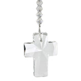 One Coast - Woodstock Chimes Decor Radiance Crystal Cross Rainbow Maker/Suncatcher