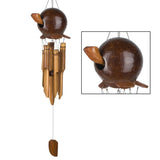 One Coast - Woodstock Chimes Decor Turtle Bamboo Woodstock Chimes