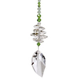 Woodstock Chimes Spring Leaf Genuine Austrian Crystal Brilliance Cascade