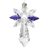 One Coast - Woodstock Chimes Gifts For the Home Amethyst Guardian Angel Crystal Suncatchers Large -Glorious Colors! Rainbow Makers