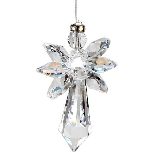 One Coast - Woodstock Chimes Gifts For the Home Aurora Borealis Guardian Angel Crystal Suncatchers Large -Glorious Colors! Rainbow Makers