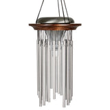 One Coast - Woodstock Chimes Gifts For the Home Bronze Bronze Solar Windchimes-Glow in the Dark while Making Beautiful Music in the Evenings*