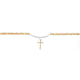 OneCoast - JaneMarie Fashion Necklace Topaz Choker with Cross Choker Necklaces Jane Marie Beaded Chokers-Variety of Beautiful Styles for Everyone!