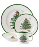 ROYAL WORCESTER-SPODE/PORTMEIRION Home & Garden:Kitchen, Dining & Bar:Dinnerware & Serveware:Mugs Spode Christmas Tree 4pc Place Setting Set