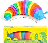 The Pink Pigs, Animal Lover's Boutique fidget toys Fidget Slug, Articulated Caterpillar Fidget Toy
