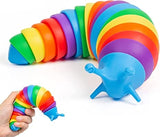 The Pink Pigs, Animal Lover's Boutique fidget toys Fidget Slug, Articulated Caterpillar Fidget Toy
