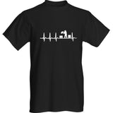 The Pink Pigs Apparel 3XL I Love Beekeeping-Heartbeat T-Shirt Made in the USA!