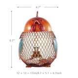 The Pink Pigs Decor Wire Animal Cork Cages & Banks!  Pig, Dog, Cat, Chicken, Cardinal, Owl & More! Metal Craft Decor,
