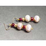 The Pink Pigs Fine Fashion Jewelry-Earrings REGENZ Gemstone Earrings-Jade, Turquoise, Coral, Citrine, Pearls, Lapis HANDMADE with Love!