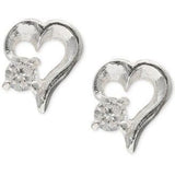 The Pink Pigs Fine Fashion Jewelry-Earrings Small Hearts Sterling Silver Giani Bernini Earrings-Designer Jewelry over 50% OFF that HELPS Animals!