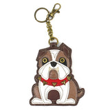 The Pink Pigs Handbag & Wallet Accessories Keychain Bulldog Collection by Chala   Handbag, Wallet, Keychain, Vegan!*