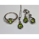 The Pink Pigs Jewelry SET-Fine Fashion 925 Silver Celtic Love Knot Jewelry SET-Diamonds & REAL Gemstones in Sterling Silver