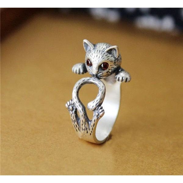 The Pink Pigs rings Resizable / Antique Silver Plated Cat Rings, Alloy or Solid 925 Sterling Silver.  Spread Smiles Wherever you Go!  Three colors