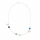 UPA Misc Necklace, Feathers and Turquoise