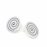 UPA Misc Stud Earrings, Spirals